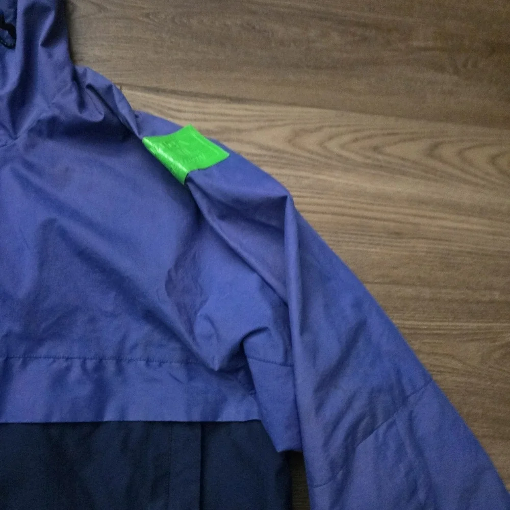 Vintage Nautica Competition XXL Jacket Blue Colorblock 90s Sailing Ski Snow